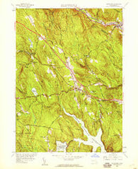Blandford Massachusetts Historical topographic map, 1:24000 scale, 7.5 X 7.5 Minute, Year 1955