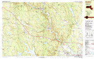 Blandford Massachusetts Historical topographic map, 1:25000 scale, 7.5 X 15 Minute, Year 1987