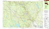 Blandford Massachusetts Historical topographic map, 1:25000 scale, 7.5 X 15 Minute, Year 1998