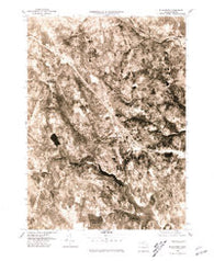 Blandford Massachusetts Historical topographic map, 1:25000 scale, 7.5 X 7.5 Minute, Year 1975