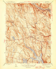 Blandford Massachusetts Historical topographic map, 1:31680 scale, 7.5 X 7.5 Minute, Year 1946