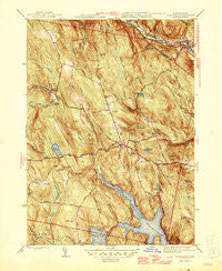 Blandford Massachusetts Historical topographic map, 1:31680 scale, 7.5 X 7.5 Minute, Year 1946
