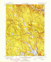 Blandford Massachusetts Historical topographic map, 1:31680 scale, 7.5 X 7.5 Minute, Year 1955