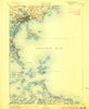Boston Bay Massachusetts Historical topographic map, 1:62500 scale, 15 X 15 Minute, Year 1892