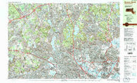 Boston North Massachusetts Historical topographic map, 1:25000 scale, 7.5 X 15 Minute, Year 1985