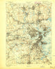 Boston Massachusetts Historical topographic map, 1:62500 scale, 15 X 15 Minute, Year 1893