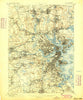 Boston Massachusetts Historical topographic map, 1:62500 scale, 15 X 15 Minute, Year 1893