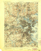 Boston Massachusetts Historical topographic map, 1:62500 scale, 15 X 15 Minute, Year 1903