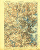 Boston Massachusetts Historical topographic map, 1:62500 scale, 15 X 15 Minute, Year 1903