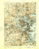 Boston Massachusetts Historical topographic map, 1:62500 scale, 15 X 15 Minute, Year 1903