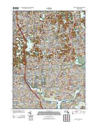Boston North Massachusetts Historical topographic map, 1:24000 scale, 7.5 X 7.5 Minute, Year 2012