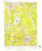 Bridgewater Massachusetts Historical topographic map, 1:24000 scale, 7.5 X 7.5 Minute, Year 1949