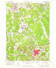 Bridgewater Massachusetts Historical topographic map, 1:24000 scale, 7.5 X 7.5 Minute, Year 1962