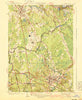 Bridgewater Massachusetts Historical topographic map, 1:31680 scale, 7.5 X 7.5 Minute, Year 1940