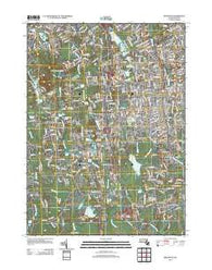 Brockton Massachusetts Historical topographic map, 1:24000 scale, 7.5 X 7.5 Minute, Year 2012