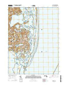 Chatham Massachusetts Current topographic map, 1:24000 scale, 7.5 X 7.5 Minute, Year 2015