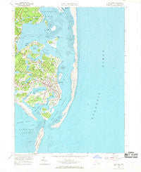 Chatham Massachusetts Historical topographic map, 1:24000 scale, 7.5 X 7.5 Minute, Year 1961