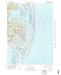 Chatham Massachusetts Historical topographic map, 1:25000 scale, 7.5 X 7.5 Minute, Year 1974