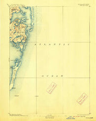 Chatham Massachusetts Historical topographic map, 1:62500 scale, 15 X 15 Minute, Year 1893