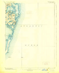 Chatham Massachusetts Historical topographic map, 1:62500 scale, 15 X 15 Minute, Year 1893