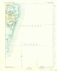 Chatham Massachusetts Historical topographic map, 1:62500 scale, 15 X 15 Minute, Year 1893