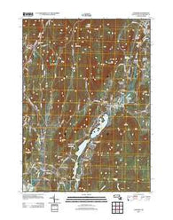 Cheshire Massachusetts Historical topographic map, 1:24000 scale, 7.5 X 7.5 Minute, Year 2012