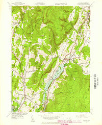 Cheshire Massachusetts Historical topographic map, 1:24000 scale, 7.5 X 7.5 Minute, Year 1944