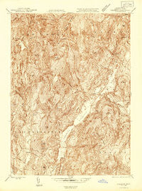 Cheshire Massachusetts Historical topographic map, 1:24000 scale, 7.5 X 7.5 Minute, Year 1946