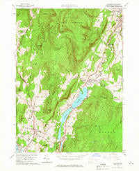 Cheshire Massachusetts Historical topographic map, 1:24000 scale, 7.5 X 7.5 Minute, Year 1959