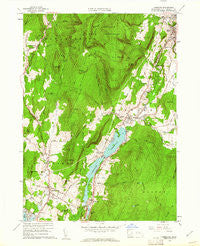 Cheshire Massachusetts Historical topographic map, 1:24000 scale, 7.5 X 7.5 Minute, Year 1959