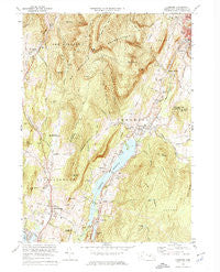 Cheshire Massachusetts Historical topographic map, 1:24000 scale, 7.5 X 7.5 Minute, Year 1973