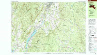 Cheshire Massachusetts Historical topographic map, 1:25000 scale, 7.5 X 15 Minute, Year 1998