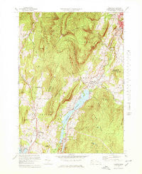 Cheshire Massachusetts Historical topographic map, 1:25000 scale, 7.5 X 7.5 Minute, Year 1973