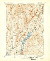 Cheshire Massachusetts Historical topographic map, 1:31680 scale, 7.5 X 7.5 Minute, Year 1947