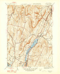 Cheshire Massachusetts Historical topographic map, 1:31680 scale, 7.5 X 7.5 Minute, Year 1947