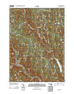 Chester Massachusetts Historical topographic map, 1:24000 scale, 7.5 X 7.5 Minute, Year 2012