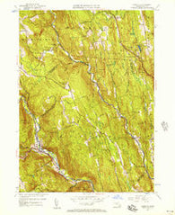Chester Massachusetts Historical topographic map, 1:24000 scale, 7.5 X 7.5 Minute, Year 1956