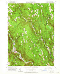 Chester Massachusetts Historical topographic map, 1:24000 scale, 7.5 X 7.5 Minute, Year 1956