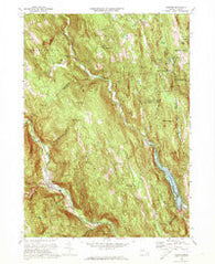 Chester Massachusetts Historical topographic map, 1:24000 scale, 7.5 X 7.5 Minute, Year 1972