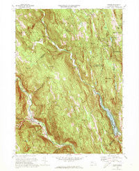 Chester Massachusetts Historical topographic map, 1:24000 scale, 7.5 X 7.5 Minute, Year 1972