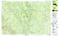 Chester Massachusetts Historical topographic map, 1:25000 scale, 7.5 X 15 Minute, Year 1987