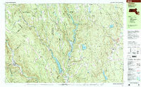 Chester Massachusetts Historical topographic map, 1:25000 scale, 7.5 X 15 Minute, Year 1997