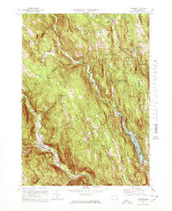 Chester Massachusetts Historical topographic map, 1:25000 scale, 7.5 X 7.5 Minute, Year 1972