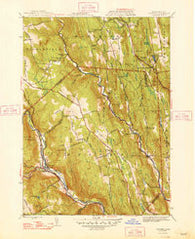 Chester Massachusetts Historical topographic map, 1:31680 scale, 7.5 X 7.5 Minute, Year 1948