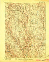 Chesterfield Massachusetts Historical topographic map, 1:62500 scale, 15 X 15 Minute, Year 1895