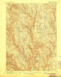 Chesterfield Massachusetts Historical topographic map, 1:62500 scale, 15 X 15 Minute, Year 1895