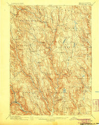 Chesterfield Massachusetts Historical topographic map, 1:62500 scale, 15 X 15 Minute, Year 1895