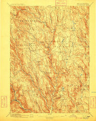 Chesterfield Massachusetts Historical topographic map, 1:62500 scale, 15 X 15 Minute, Year 1895