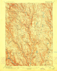 Chesterfield Massachusetts Historical topographic map, 1:62500 scale, 15 X 15 Minute, Year 1895