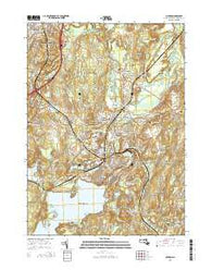 Clinton Massachusetts Current topographic map, 1:24000 scale, 7.5 X 7.5 Minute, Year 2015